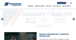 Desktop Screenshot of hydrohoist.com