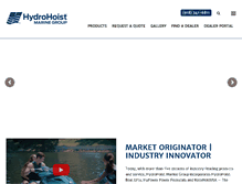 Tablet Screenshot of hydrohoist.com